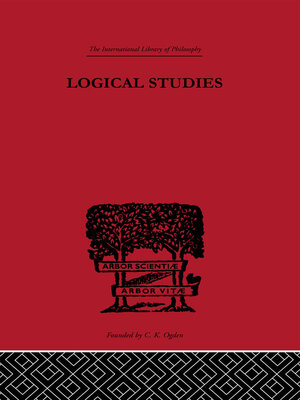 cover image of Logical Studies